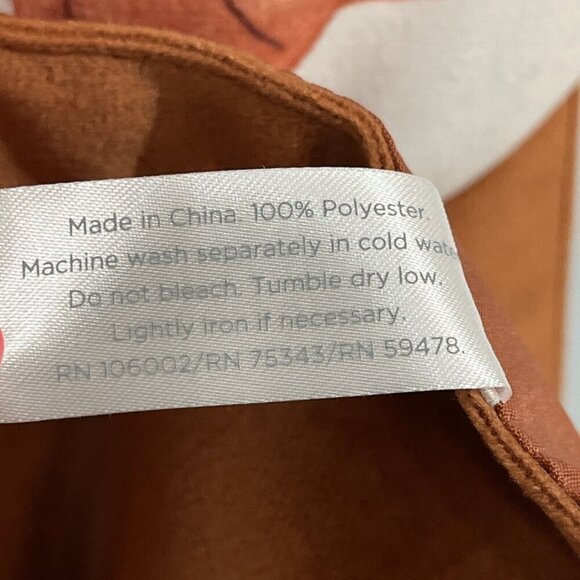 Rachel Ashwell Farmhouse Table Runners Set Of 2 Fall Orange Textured Harvest - Picture 8 of 8